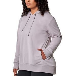 Mondetta Ladies Hoodie - Gray Gull - Large